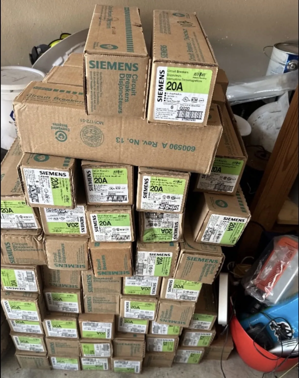 Siemens breaker boxes